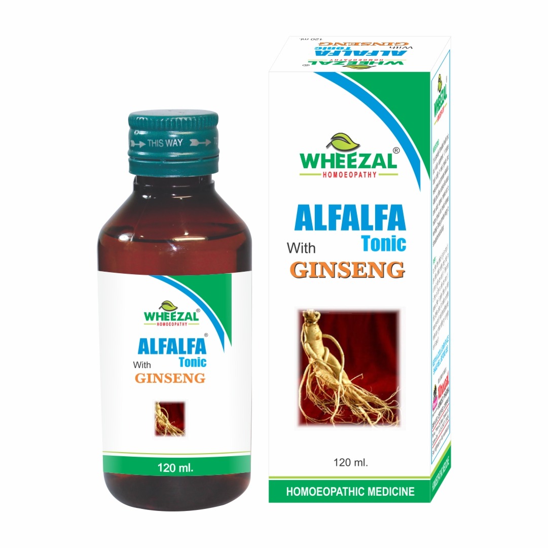 Picture of Wheezal Homeopathy Alfalfa Tonic With Ginseng - 450 ML