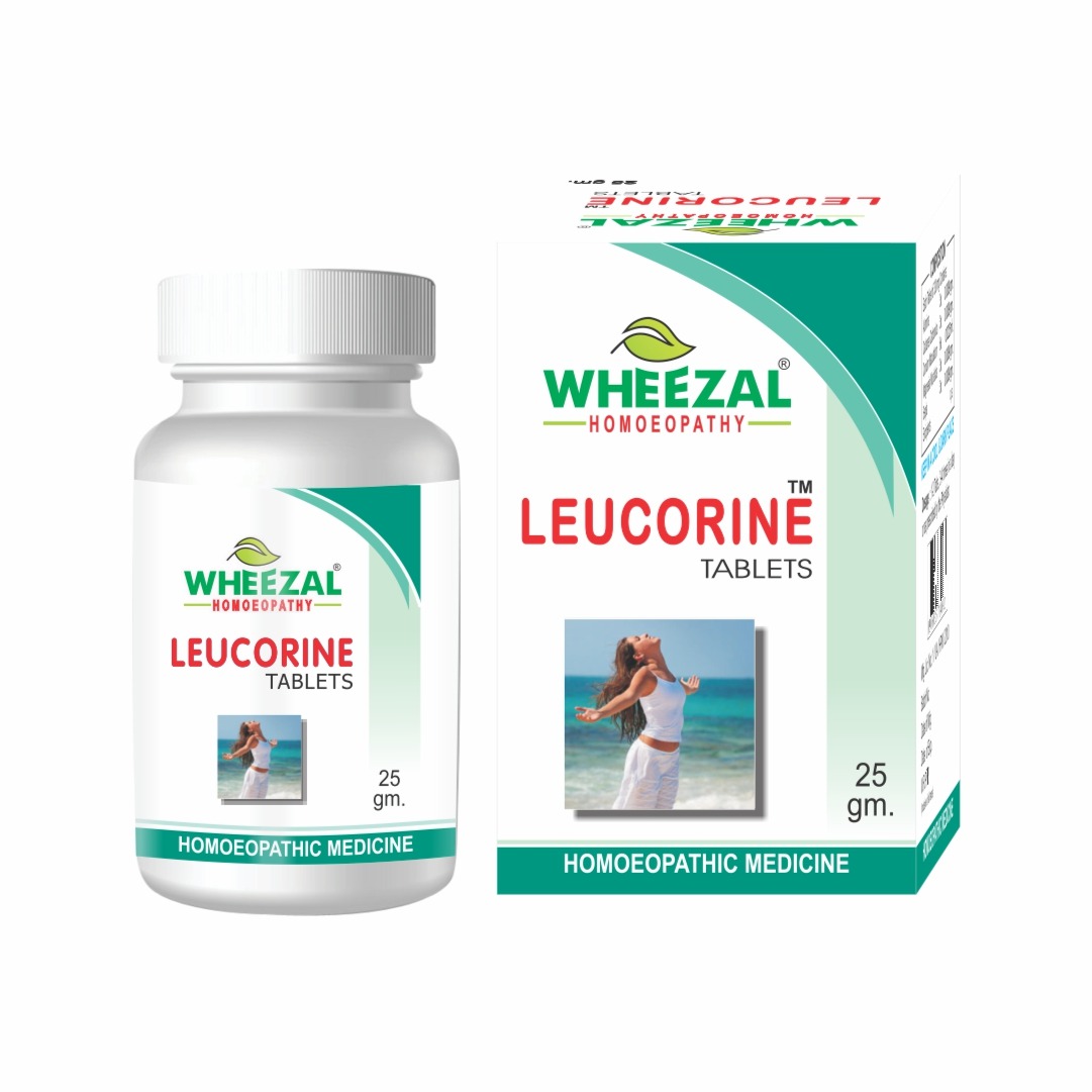 Picture of Wheezal Homeopathy Leucorine Tablets - 25 GM