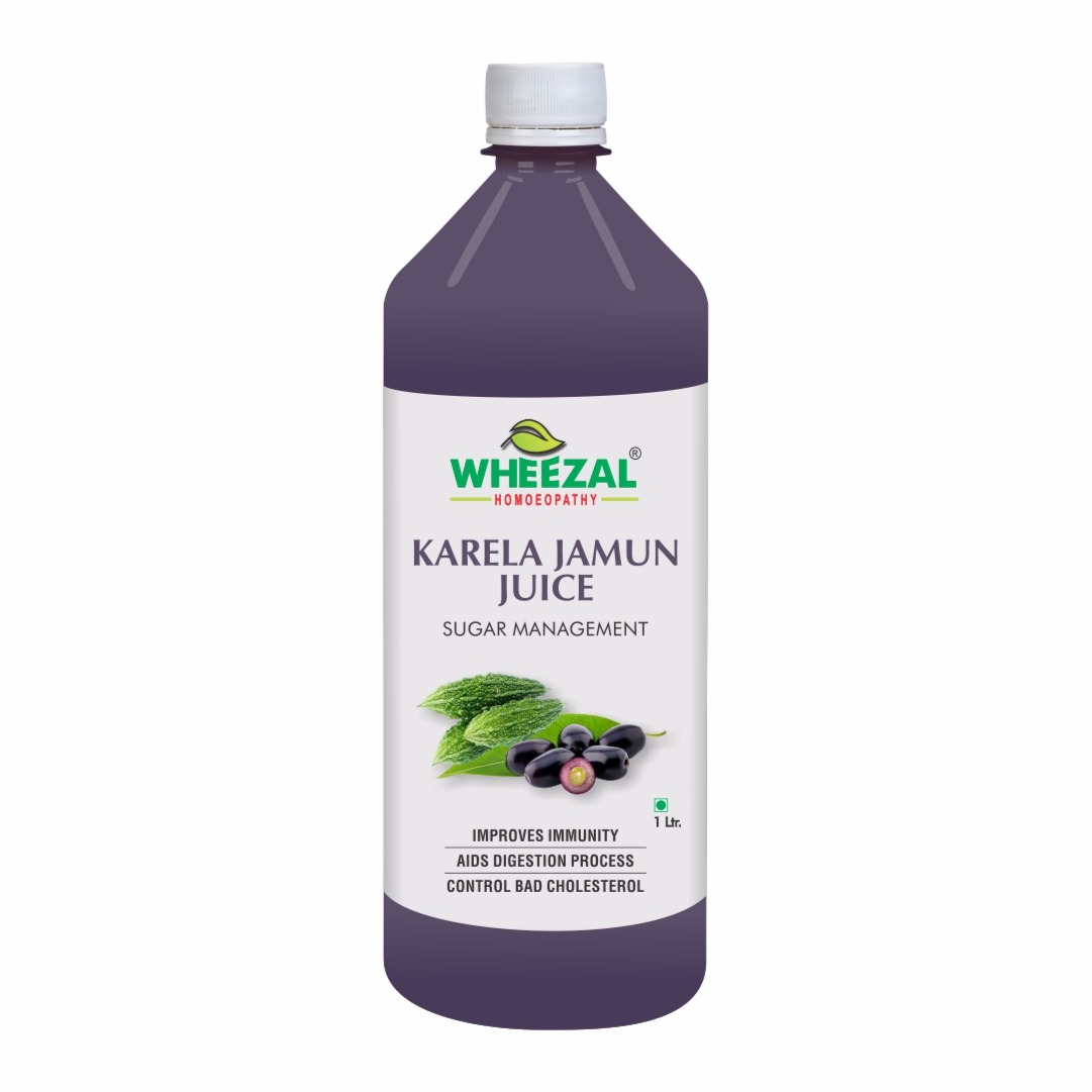 Picture of Wheezal Karela Jamun Juice  - 1 Liter