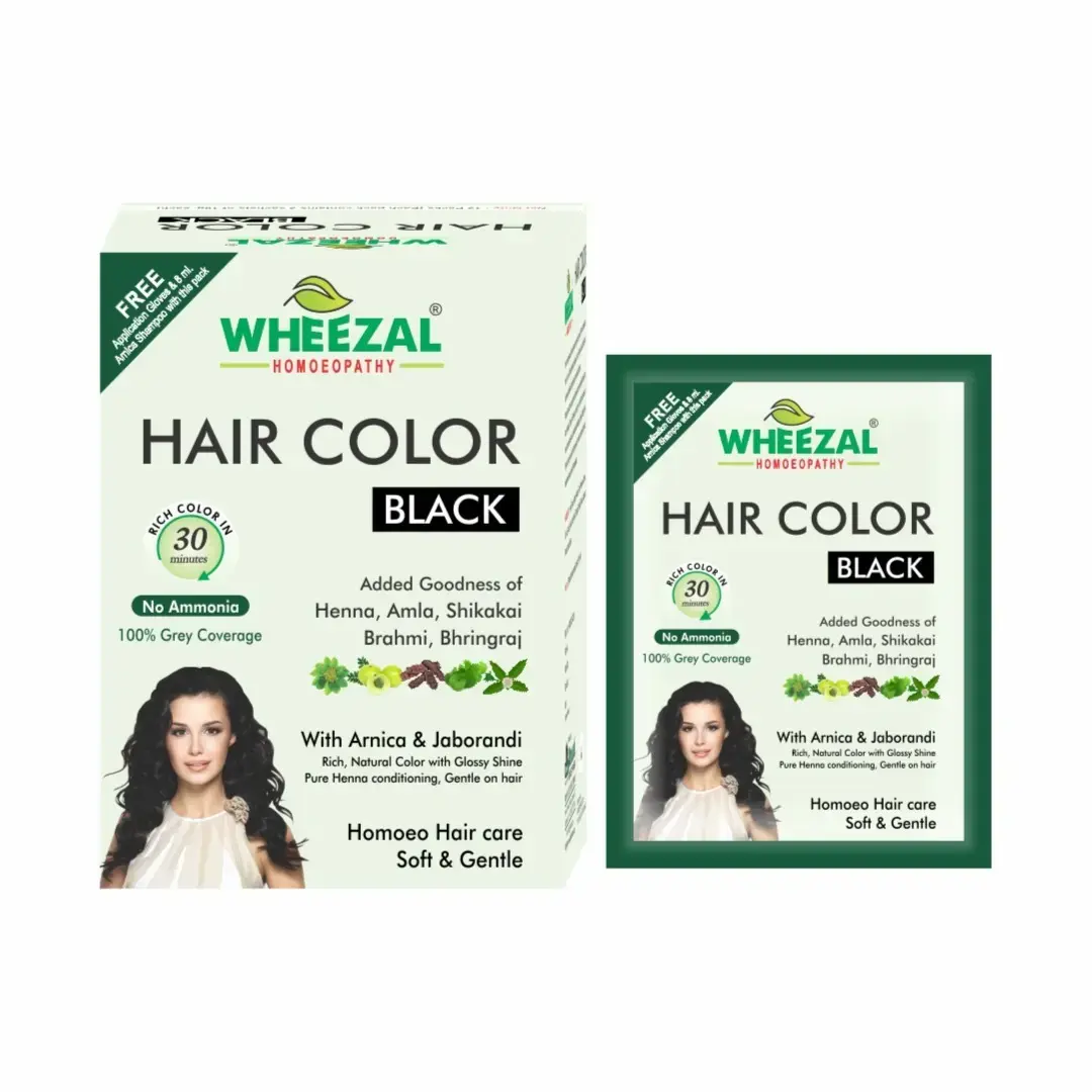 Show details for Wheezal Homeopathy Hair Color Black Picture of Wheezal Homeopathy Hair Color Black