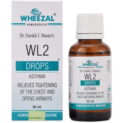 Picture of Wheezal Homeopathy WL-02 Asthma Drops - 30 ML