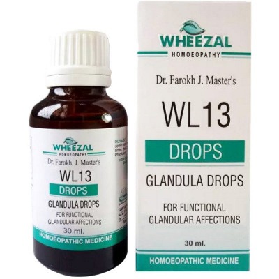 Show details for Wheezal Homeopathy WL-13 Glandula Drops - 30 ML Picture of Wheezal Homeopathy WL-13 Glandula Drops - 30 ML