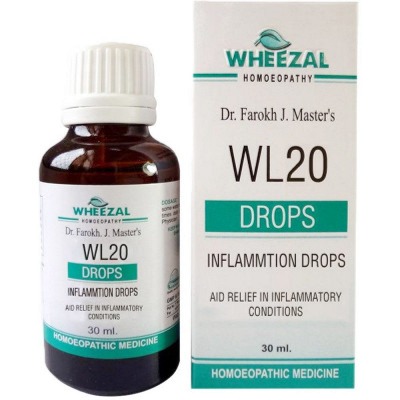 Picture of Wheezal Homeopathy WL-20 Inflammation Drops - 30 ML