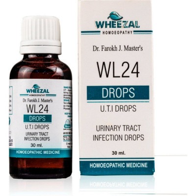 Show details for Wheezal Homeopathy WL-24 Uti Drops - 30 ML Picture of Wheezal Homeopathy WL-24 Uti Drops - 30 ML