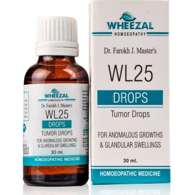 Picture of Wheezal Homeopathy WL-25 Tumor Drops - 30 ML