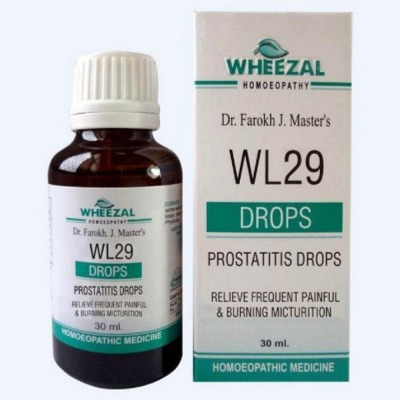 Picture of Wheezal Homeopathy WL-29 Prostatitis Drops - 30 ML