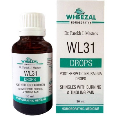 Picture of Wheezal Homeopathy WL-31 Post Herpetic Neuralgia Drops  - 30 ML