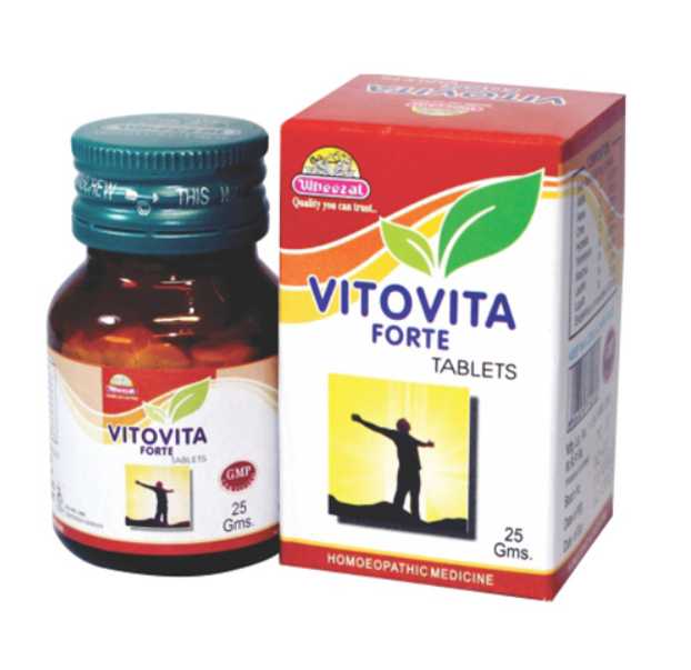 Show details for Wheezal Homeopathy Vitovita Forte Tablets - 250 Tabs Picture of Wheezal Homeopathy Vitovita Forte Tablets - 250 Tabs