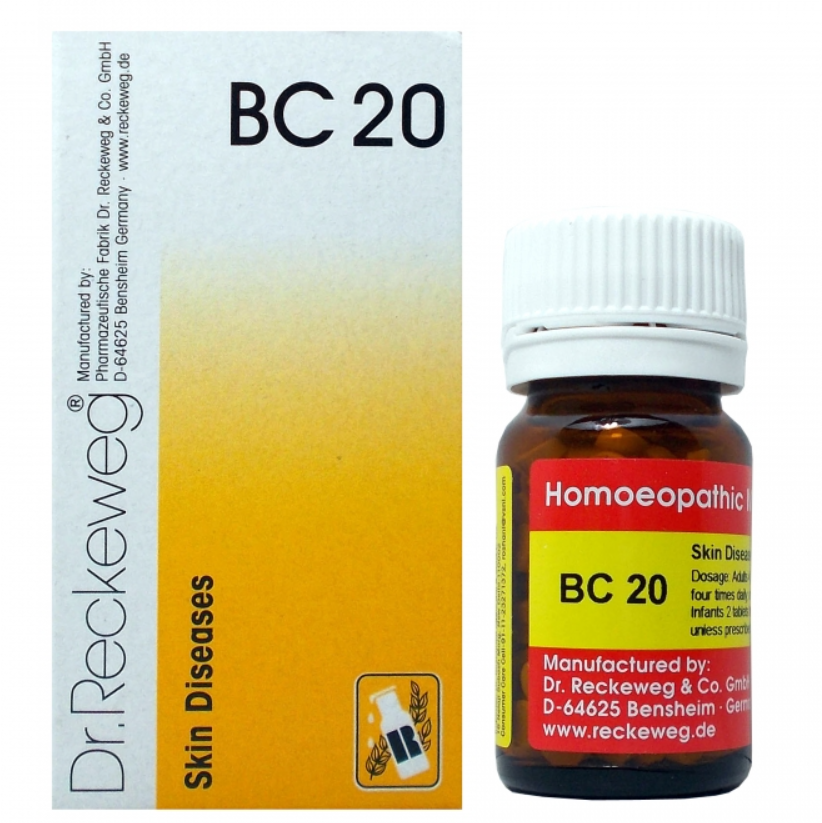 Show details for Dr. Reckeweg BC 20 Tablets - 20 GM Picture of Dr. Reckeweg BC 20 Tablets - 20 GM