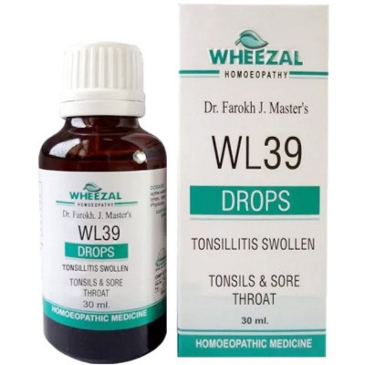 Picture of Wheezal Homeopathy WL-39 Tonsillitis  Drops - 30 ML