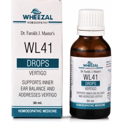 Picture of Wheezal Homeopathy WL-41 Vertigo Drops - 30 ML