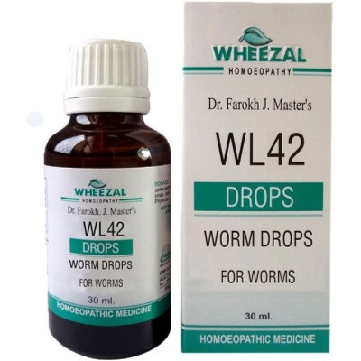 Picture of Wheezal Homeopathy WL-42 Worms Drops - 30 ML