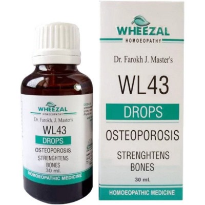 Picture of Wheezal Homeopathy WL-43 Osteoporosis Drops - 30 ML