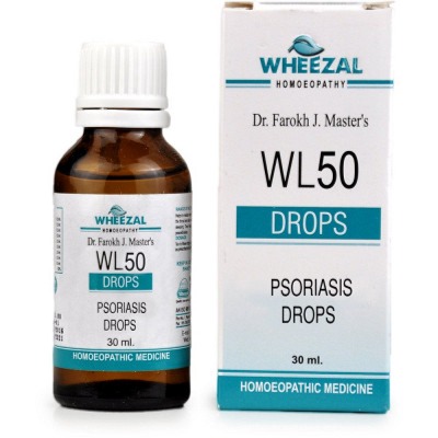 Show details for Wheezal Homeopathy WL-50 Psoriasis Drops - 30 ML Picture of Wheezal Homeopathy WL-50 Psoriasis Drops - 30 ML