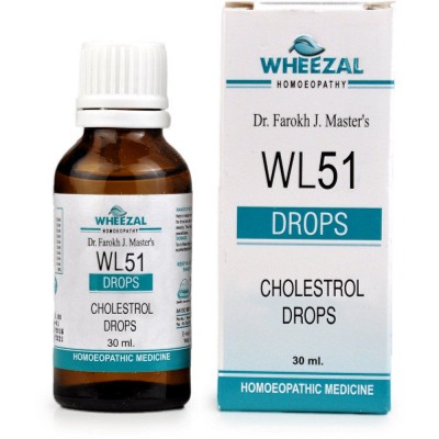 Picture of Wheezal Homeopathy WL-51 Cholestrol Drops - 30 ML