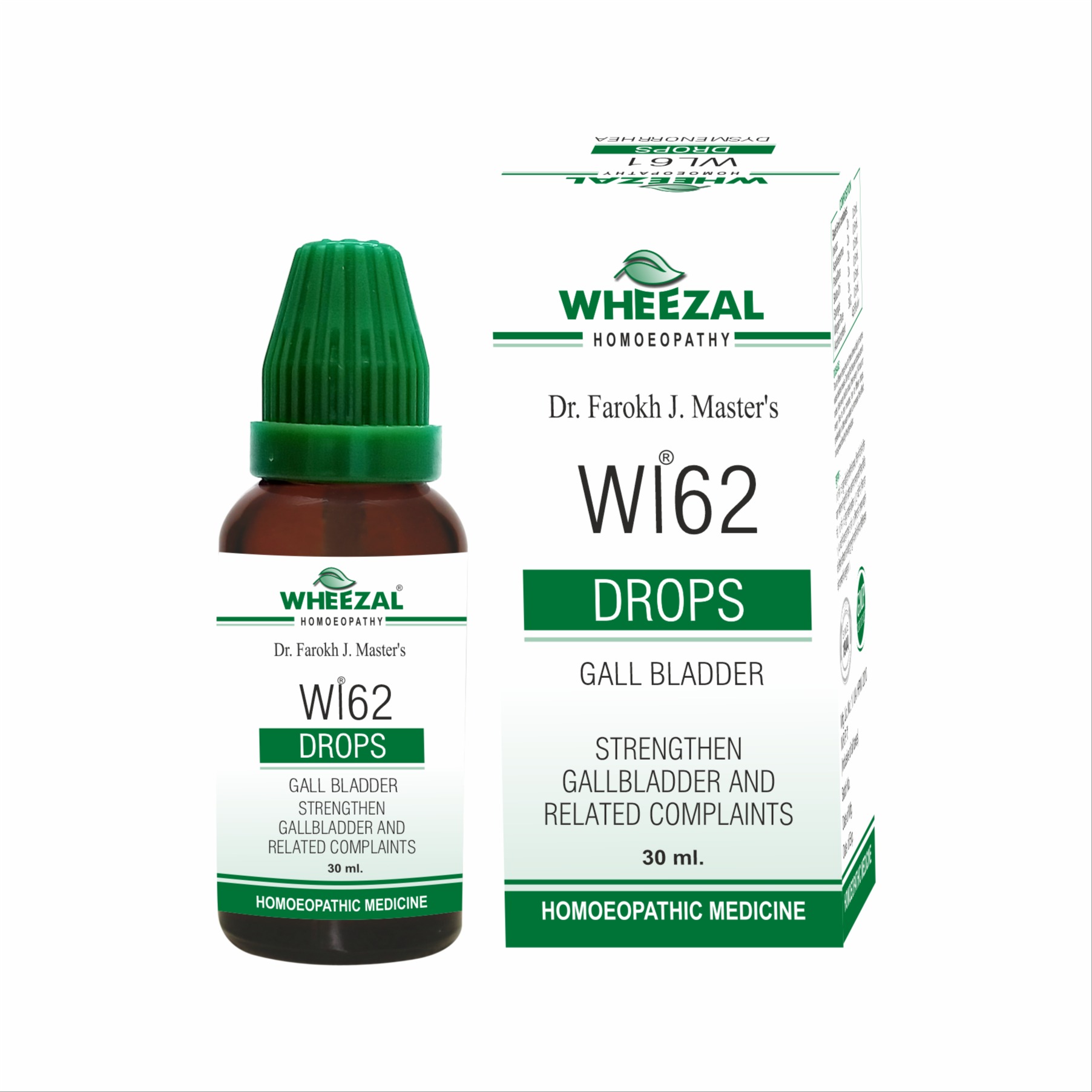 Picture of Wheezal Homeopathy WL-62 Gall Bladder Drops - 30 ML