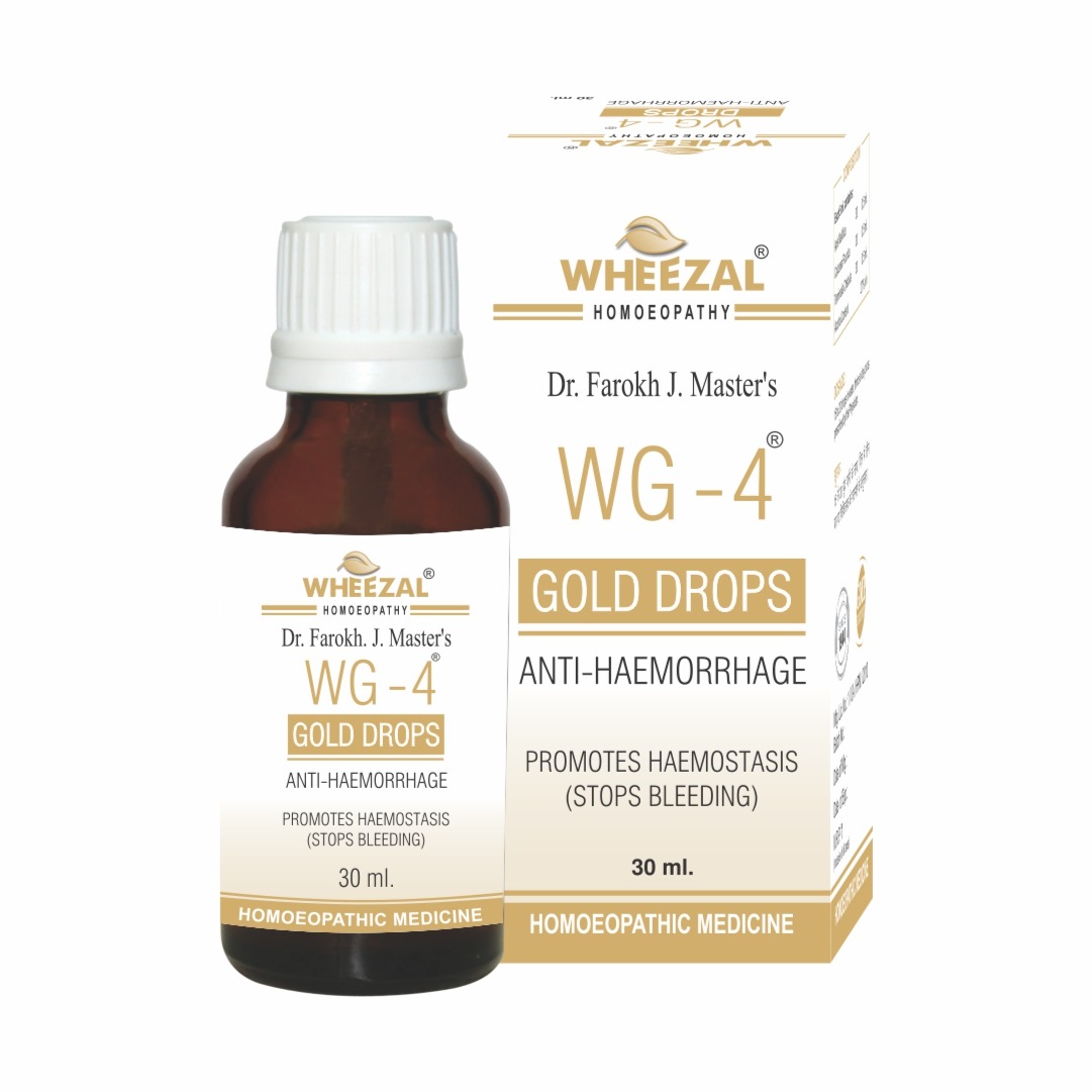 Picture of Wheezal Homeopathy WG-4 Gold Drops - 30 ML