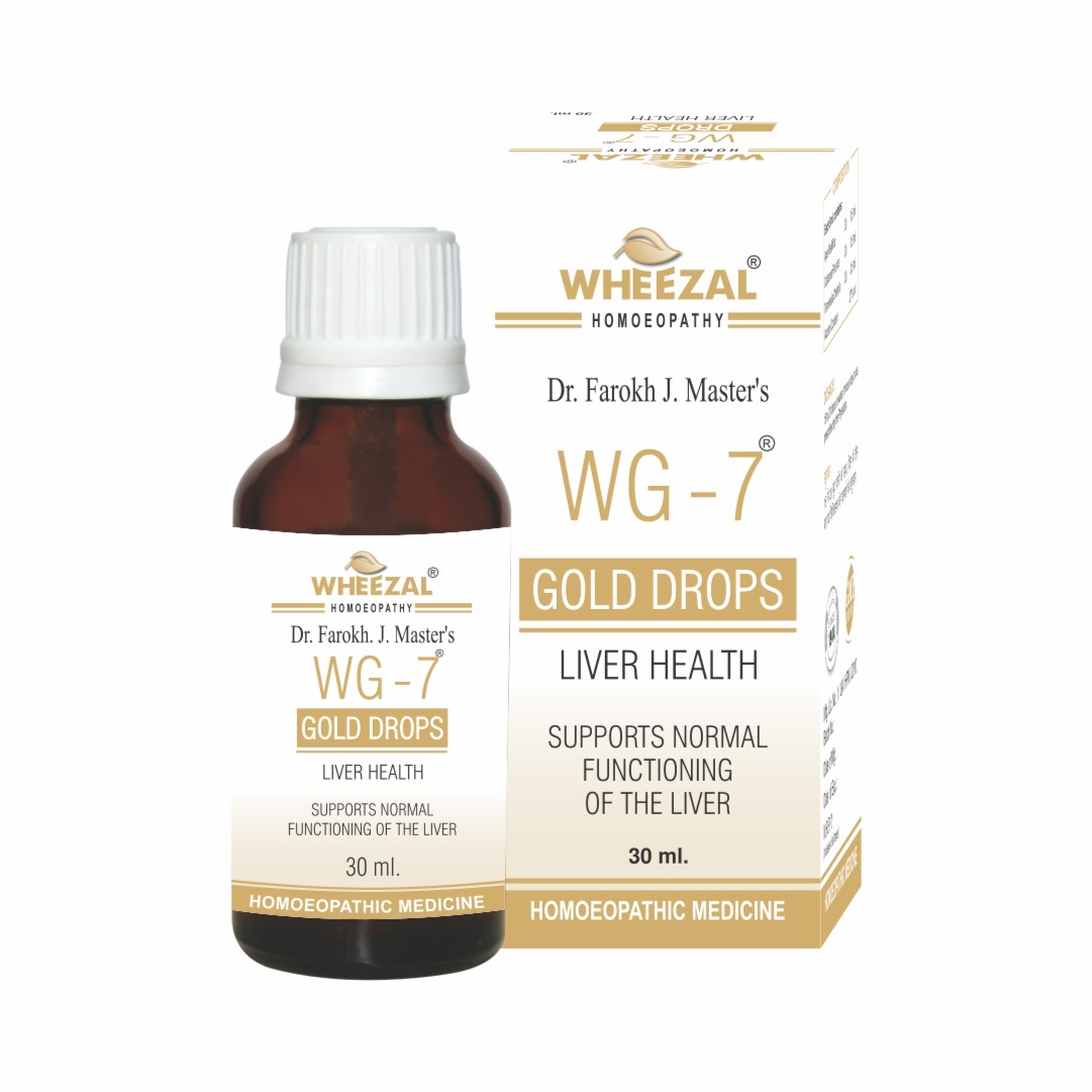 Show details for Wheezal Homeopathy WG-7 Gold Drops - 30 ML Picture of Wheezal Homeopathy WG-7 Gold Drops - 30 ML