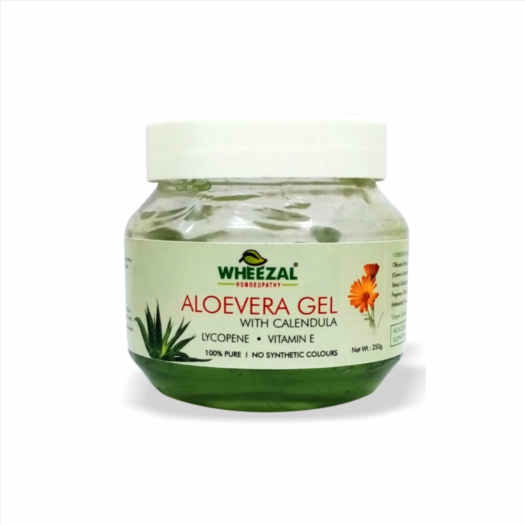 Picture of Wheezal Homeopathy Aloevera Gel with Calendula - 250 GM