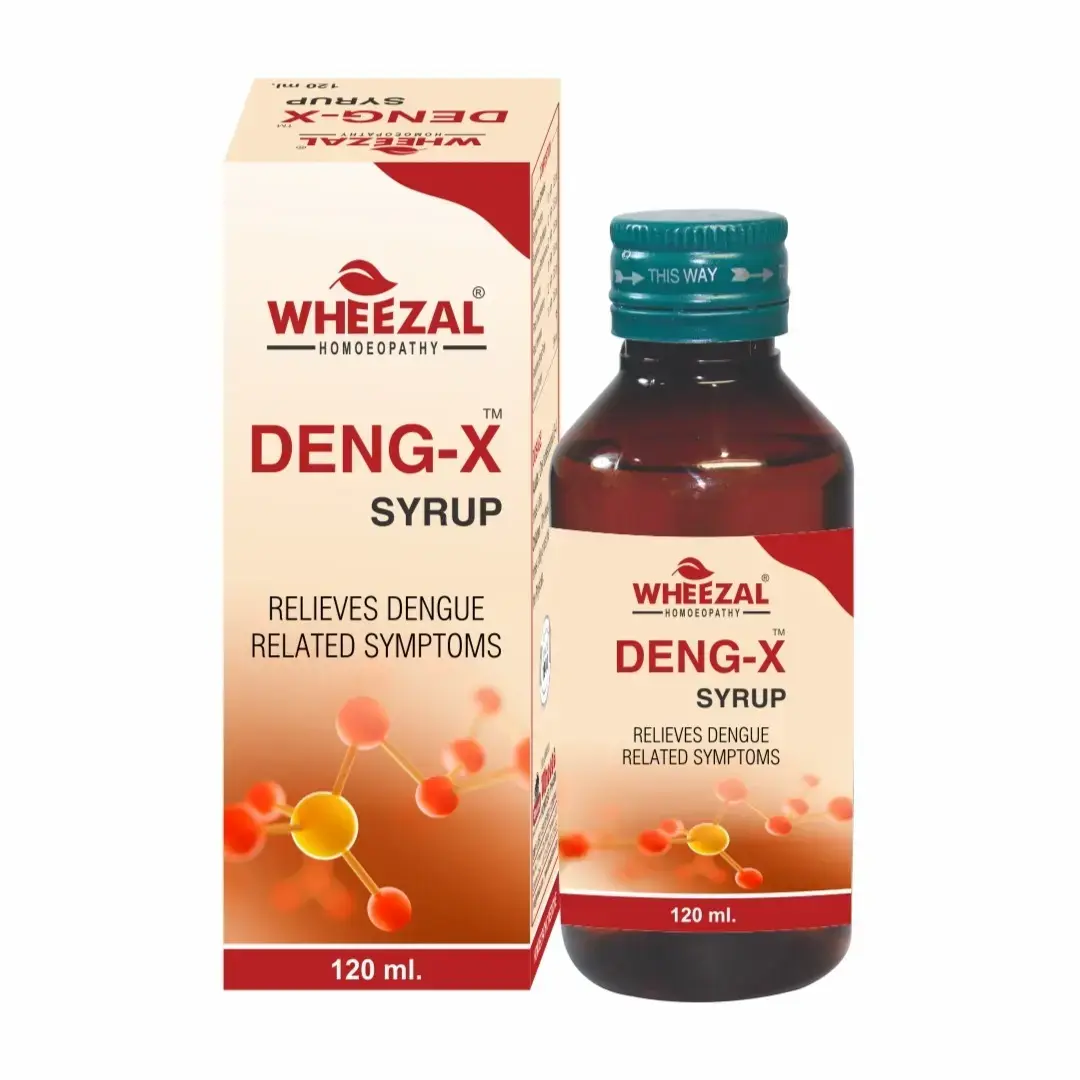 Picture of Wheezal Homeopathy Deng-X  Syrup - 120 ML