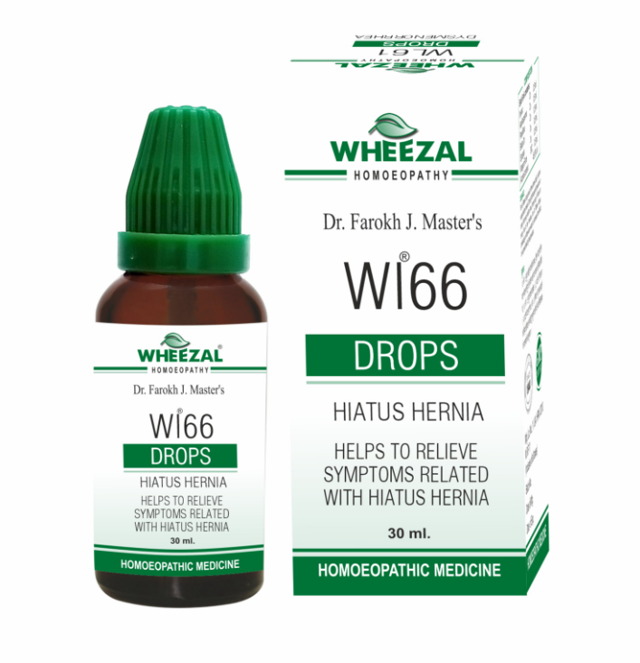 Picture of Wheezal Homeopathy WL-66 Hiatus Hernia Drops - 30 ML