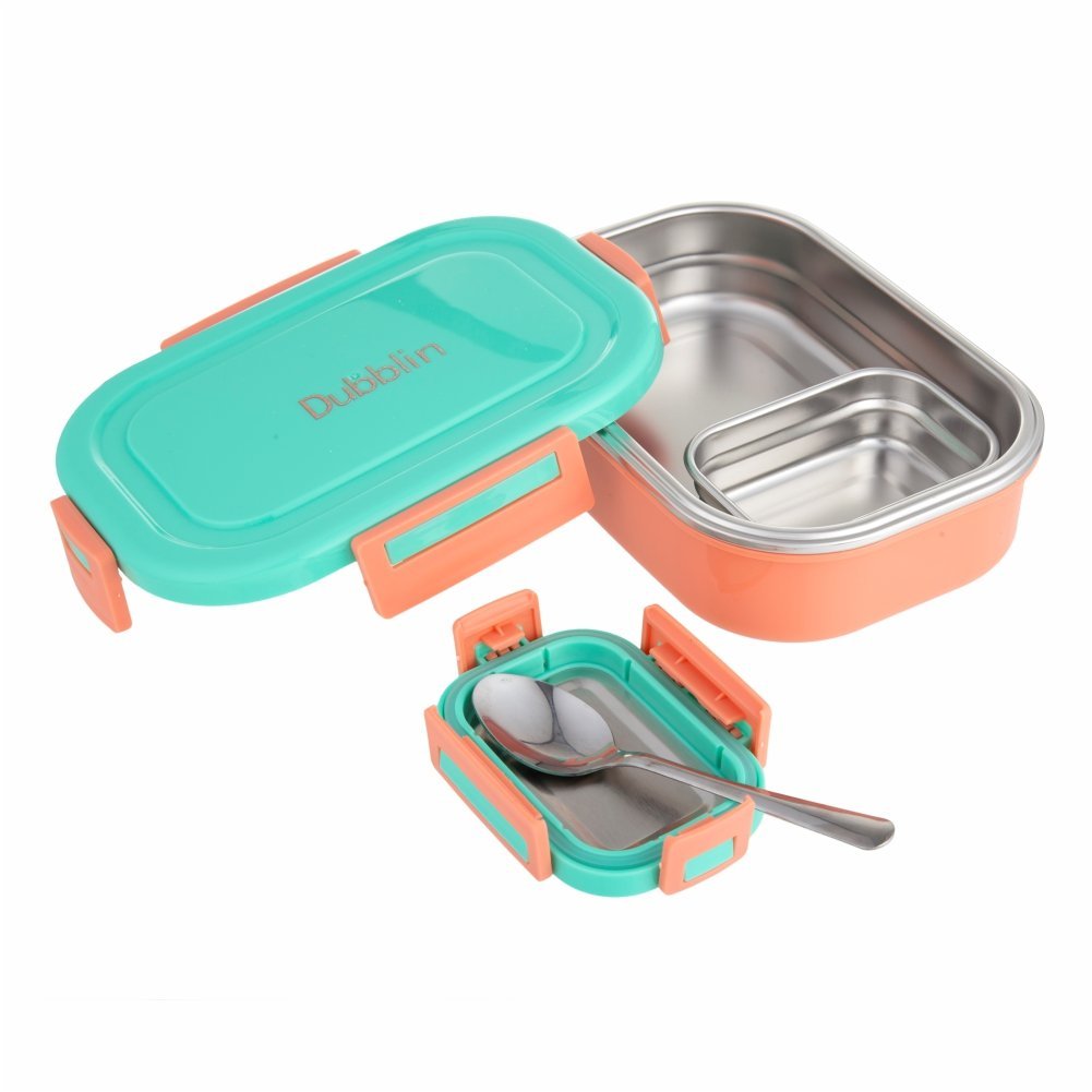 Show details for Dubblin Candy Stainless Steel Lunch Box - 750 ML Picture of Dubblin Candy Stainless Steel Lunch Box - 750 ML