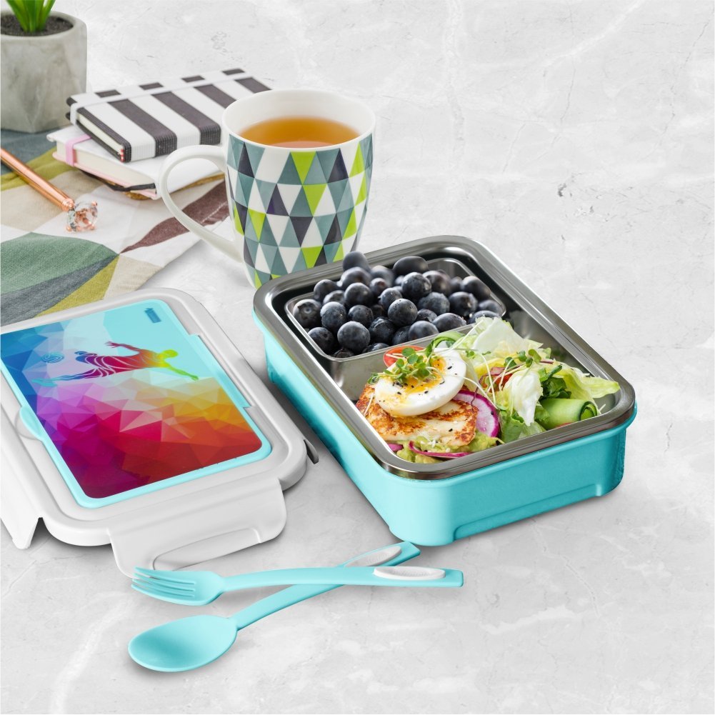 Show details for Dubblin Tom Stainless Steel Lunch Box - 850 ML Picture of Dubblin Tom Stainless Steel Lunch Box - 850 ML