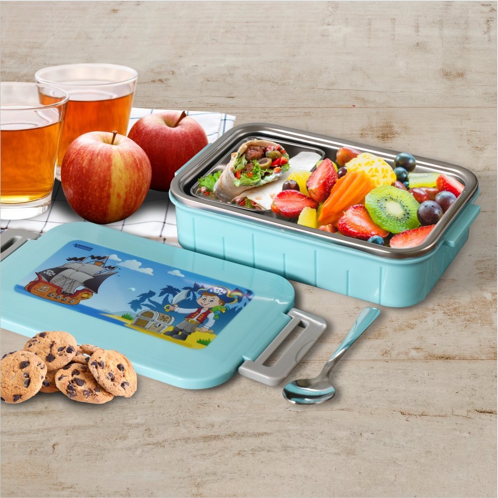 Show details for Dubblin Jerry Stainless Steel Lunch Box - 850 ML Picture of Dubblin Jerry Stainless Steel Lunch Box - 850 ML
