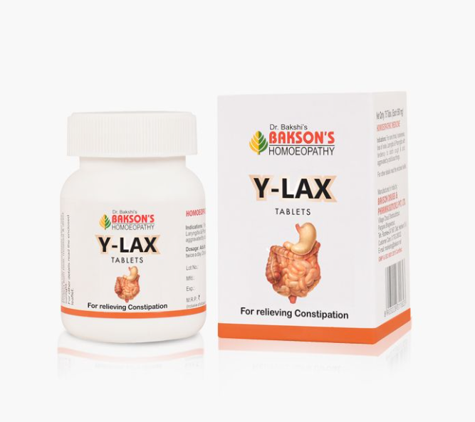 Picture of Bakson's Homeopathy Y-Lax Tablet - 75 Tabs