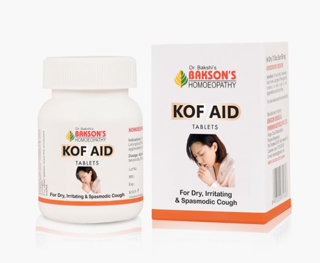 Picture of Bakson's Homeopathy Kof Aid Tablets - 75 Tabs