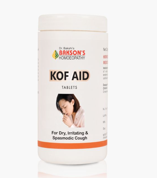 Picture of Bakson's Homeopathy Kof Aid Tablets - 200 Tabs