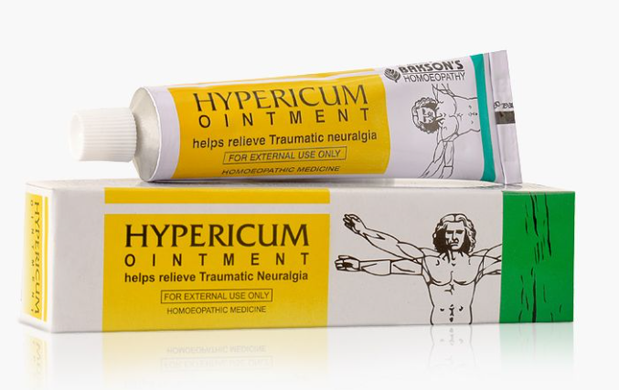 Show details for Bakson's Homeopathy Hypericum Ointment - 25 GM Picture of Bakson's Homeopathy Hypericum Ointment - 25 GM