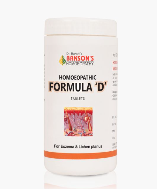 Picture of Bakson's Homeopathy Formula D Tablets - 200 Tabs