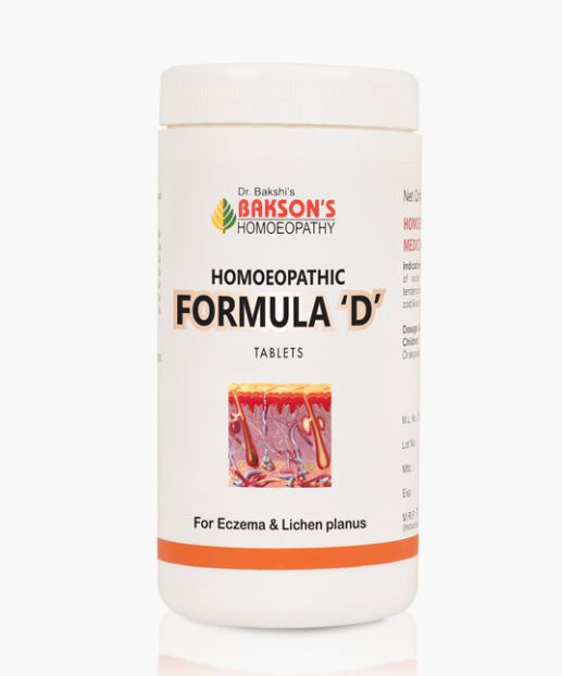 Show details for Bakson's Homeopathy Formula D Tablets - 200 Tabs Picture of Bakson's Homeopathy Formula D Tablets - 200 Tabs