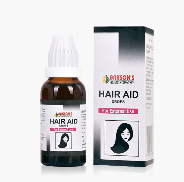 Picture of Bakson's Homeopathy Hair Aid External Drops - 30 ML