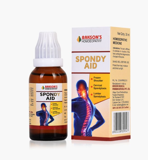 Picture of Bakson's Homeopathy Spondy Aid Drops - 30 ML