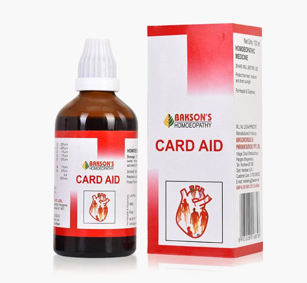 Show details for Bakson's Homeopathy Card Aid Drops - 100 ML Picture of Bakson's Homeopathy Card Aid Drops - 100 ML