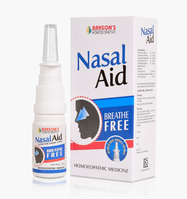 Picture of Bakson's Homeopathy Nasal Aid Spray - 10 ML