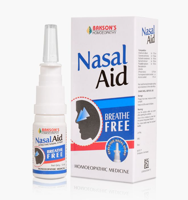 Show details for Bakson's Homeopathy Nasal Aid Spray - 10 ML Picture of Bakson's Homeopathy Nasal Aid Spray - 10 ML