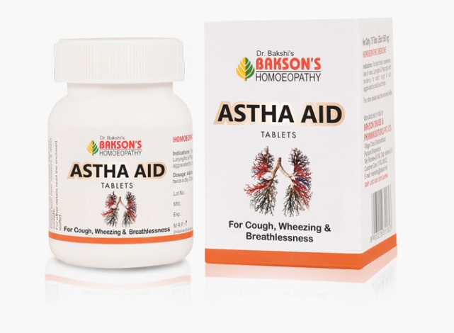 Picture of Bakson's Homeopathy Astha Aid Tablets - 75 Tabs