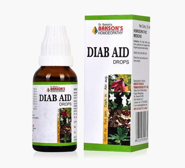 Picture of Bakson's Homeopathy Diab Aid Drops - 30 ML