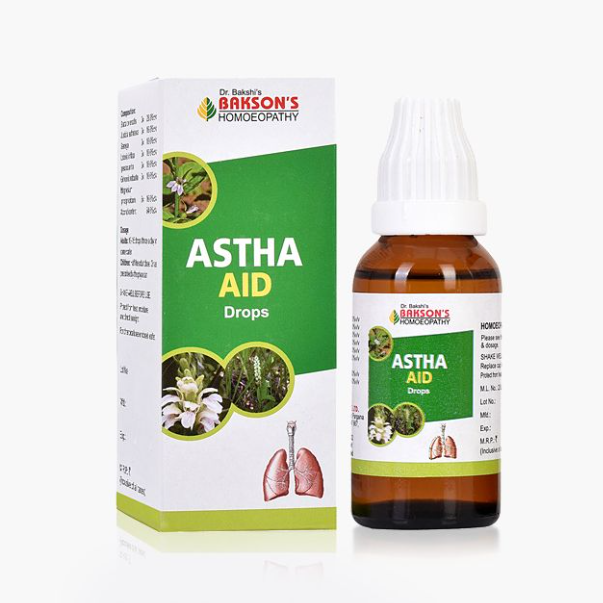 Picture of Bakson's Homeopathy Astha Aid Drops - 30 ML