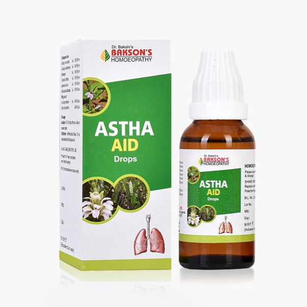 Show details for Bakson's Homeopathy Astha Aid Drops - 30 ML Picture of Bakson's Homeopathy Astha Aid Drops - 30 ML