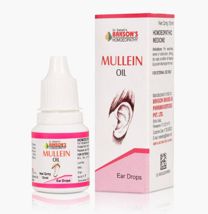 Picture of Bakson's Homeopathy Mullein Oil Ear Drops - 10 ML