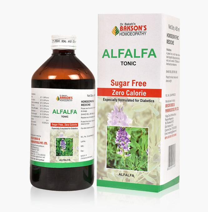 Show details for Bakson's Homeopathy Alfalfa Tonic Sugar Free - 450 ML Picture of Bakson's Homeopathy Alfalfa Tonic Sugar Free - 450 ML