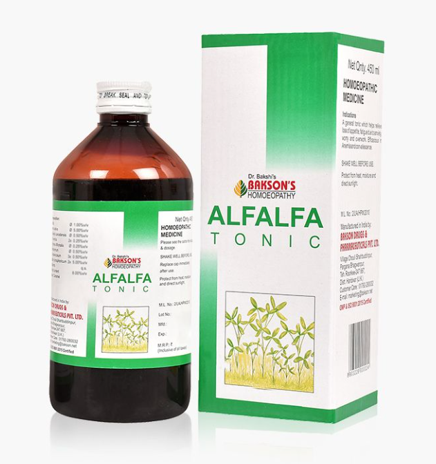 Picture of Bakson's Homeopathy Alfalfa Tonic - 450 ML