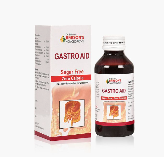 Picture of Bakson's Homeopathy Gastro Aid Syrup Sugar Free - 115 ML