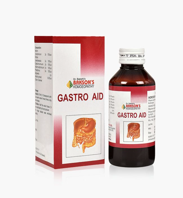 Picture of Bakson's Homeopathy Gastro Aid Syrup - 115 ML