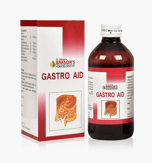 Picture of Bakson's Homeopathy Gastro Aid Syrup - 200 ML