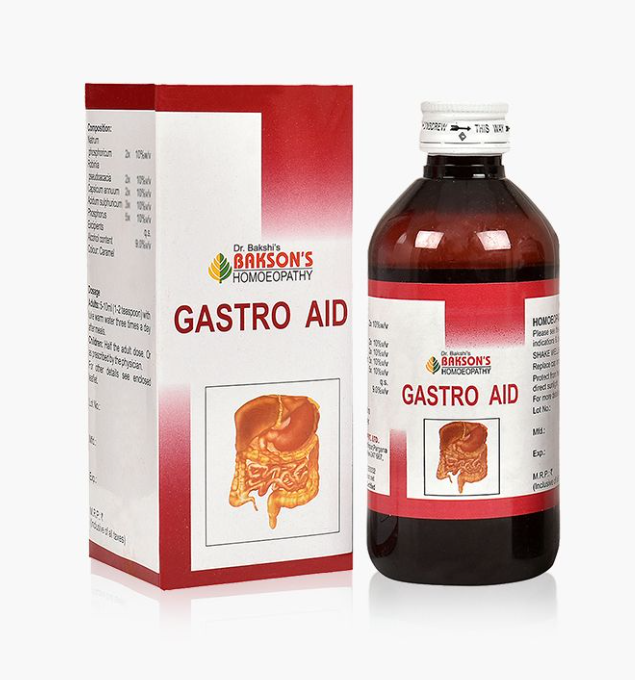 Show details for Bakson's Homeopathy Gastro Aid Syrup - 200 ML Picture of Bakson's Homeopathy Gastro Aid Syrup - 200 ML
